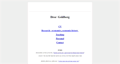 Desktop Screenshot of drorgoldberg.com